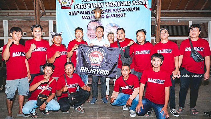 KOLABORASI: Cabup 02 Setyo Wahono siap kolaborasi dengan industri besar dan pengusaha lokal di Bojonegoro dalam rangka memperluas jaringan pemasaran UMKM. (ISTIMEWA/RADAR BOJONEGORO)