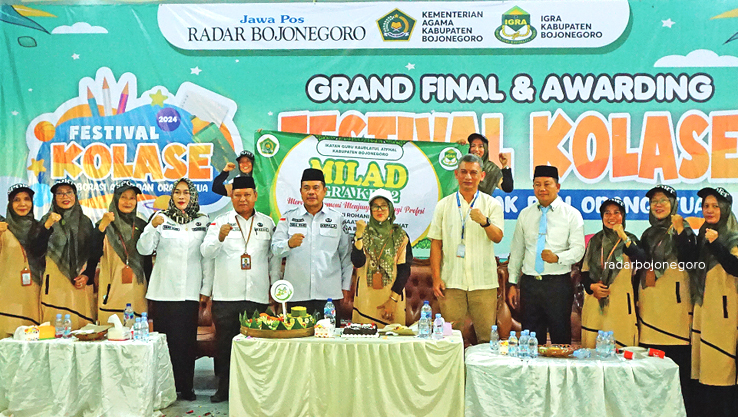 MILAD: IGRA Bojonegoro juga merayakan HUT ke-22 tahun. Ada acara potong tumpeng bersama Kemenag Bojonegoro dan Radar Bojonegoro.