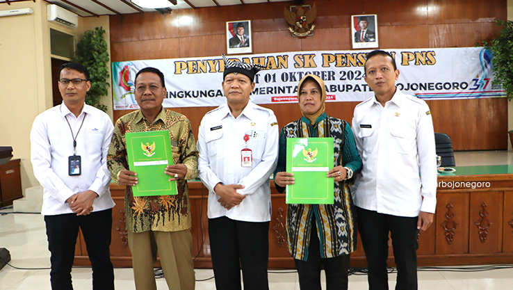 PENYERAHAN SK:  ASN yang purna tugas  tinggal menunggu undangan penyerahan SK pensiun sesuai TMT. (ISTIMEWA/RADAR BOJONEGORO)