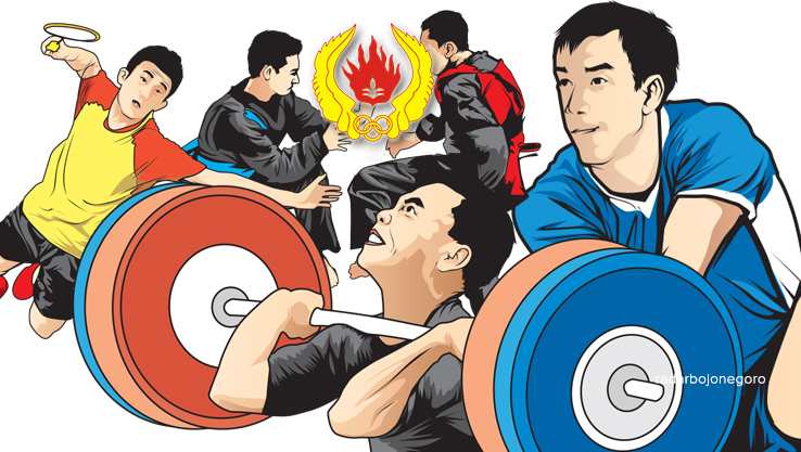 ILUSTRASI CABOR (AINUR OCHIEM/RADAR BOJONEGORO)