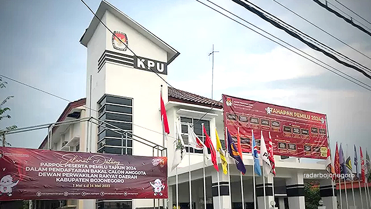 Kantor KPUK Bojonegoro. (IST/RADAR BOJONEGORO)