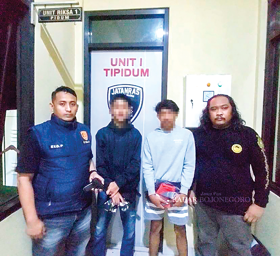 PENGANCAMAN: Pelaku pengancaman dan korban yang masih di bawah umur telah diamankan Satreskrim Polres Blora. Namun, telah dipulangkan dan wajib lapor. (ISTIMEWA/RADAR BOJONEGORO