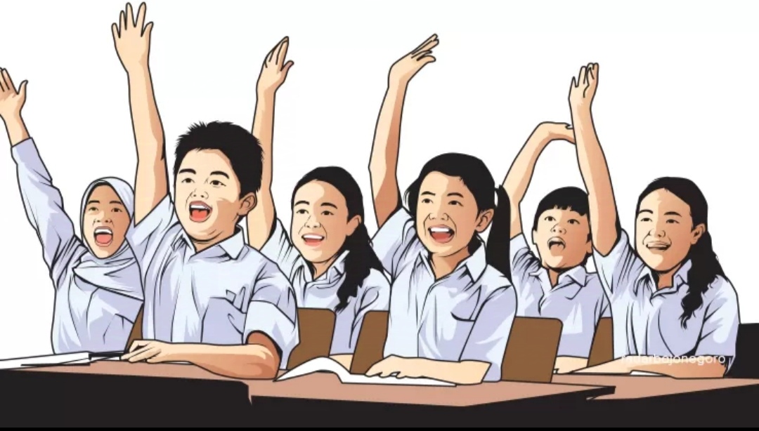 Ilustrasi anak sekolah. (AINUR OCHIEM/RADAR BOJONEGORO)