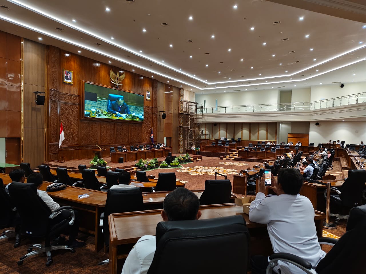DPRD Bojonegoro Gelar Empat Rapat Paripurna Penyampaian Jawaban Bupati atas Empat Raperda. (ISTIMEWA/RADAR BOJONEGORO)