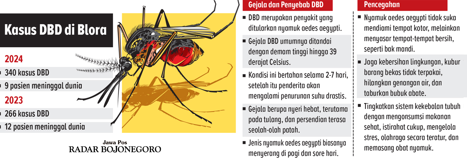 Ilustrasi Kasus DBD di Blora (AINUR OCHIEM/RADAR BOJONEGORO)