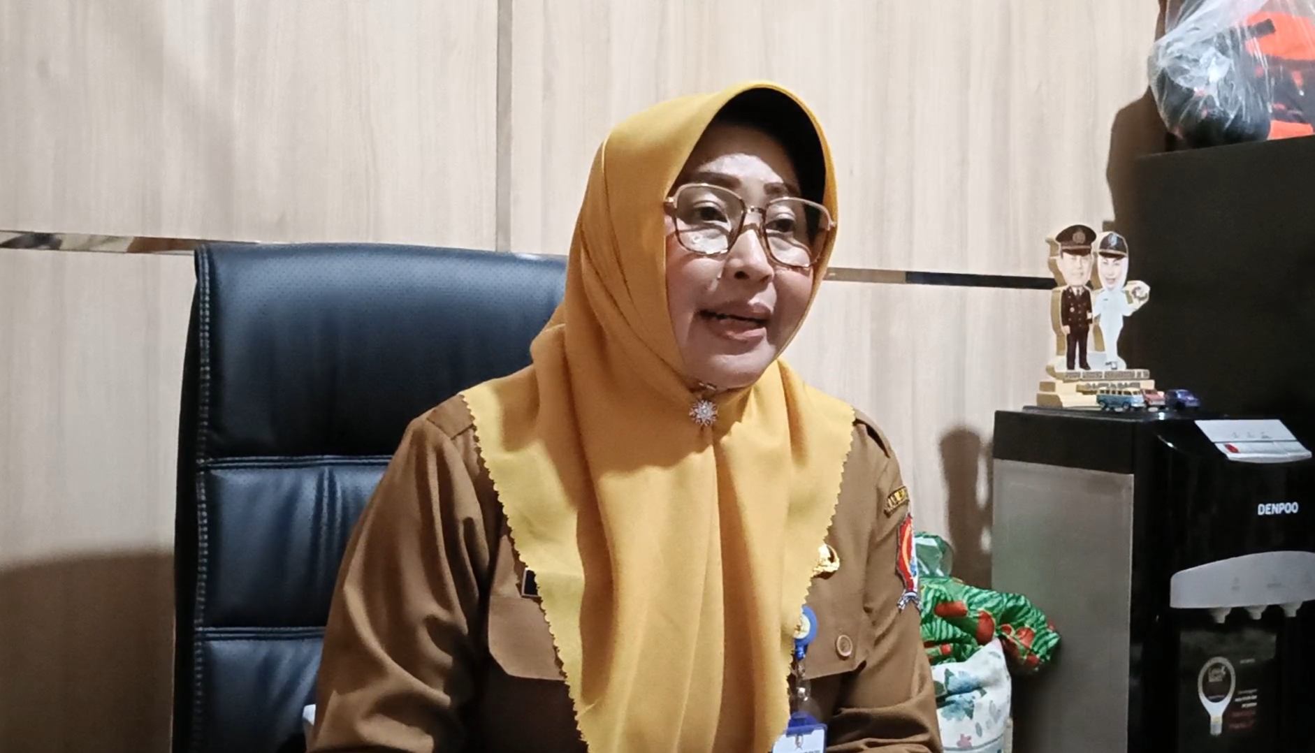 Kepala Pelaksana (Kalaksa) BPBD Bojonegoro, Laela Nor Aeny (YUAN EDO/RADAR BOJONEGORO)