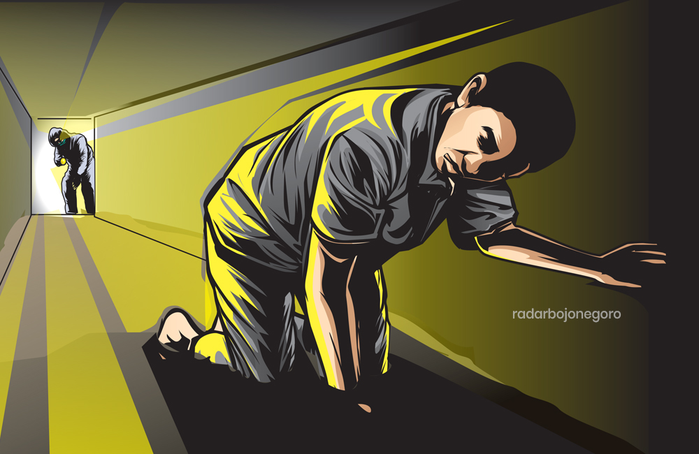 Ilustrasi kasus bunuh diri.