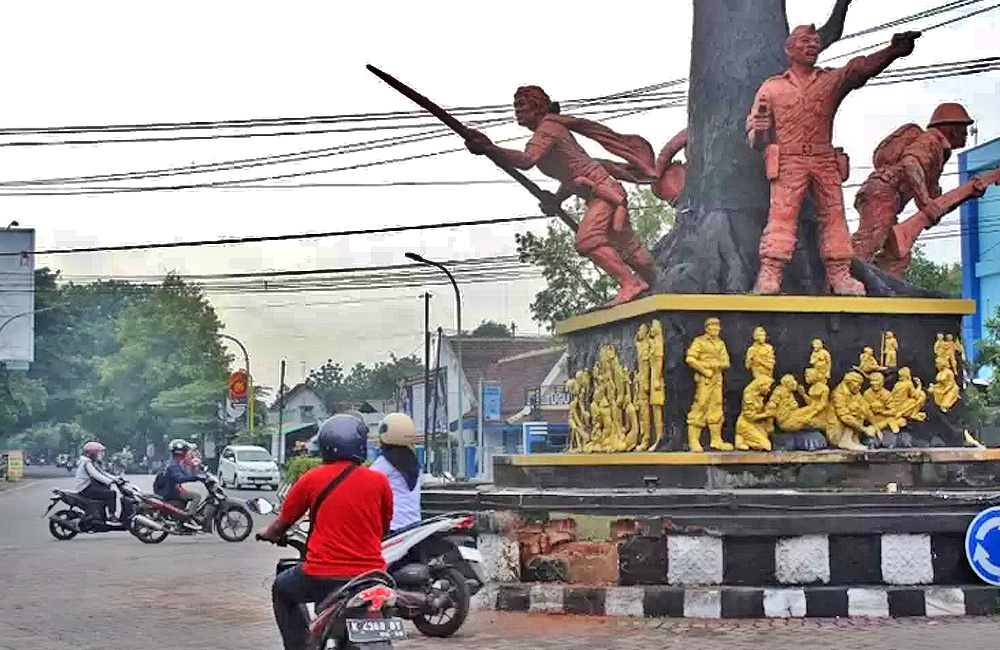 Tugu Pancasila di Kabupaten Blora.
