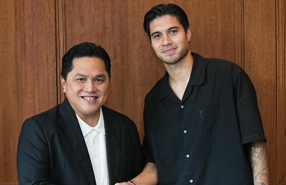Kevin Diks dan Erick Thohir. Ternyata Kevin punya sebuah restoran di pulau Lombok, dan istrinya pernah tinggal di sana selama 3 tahun.