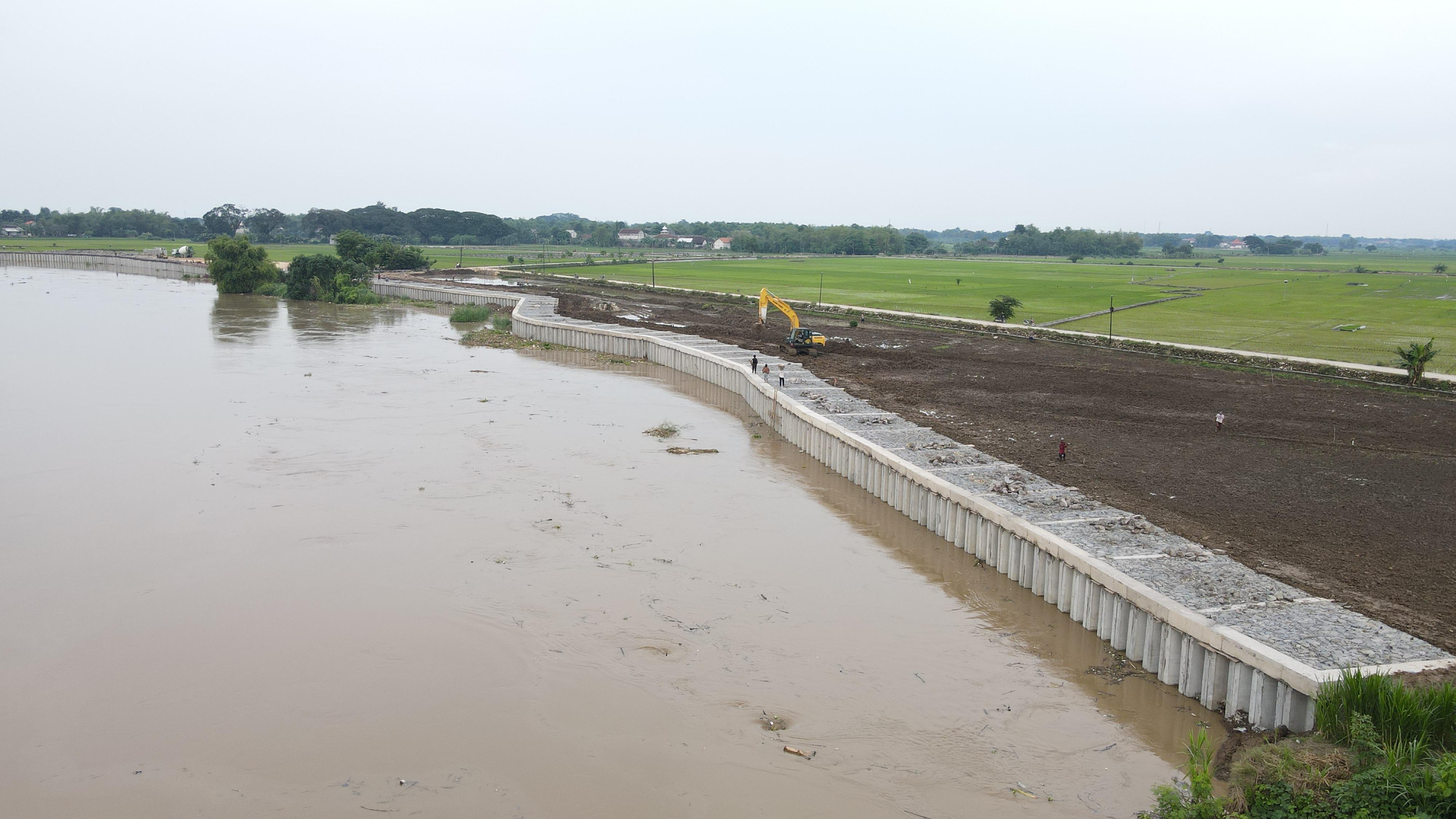 Pelindung Tebing di Lebaksari segera dilakukan perbaikan.