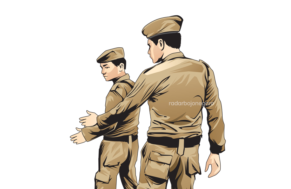 Ilustrasi Satpol PP Bojonegoro.