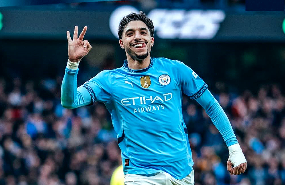 Omar Marmoush langsung nyetel dengan Manchaster City. Buktikan hatrick pertama di pertandingan ketiganya.