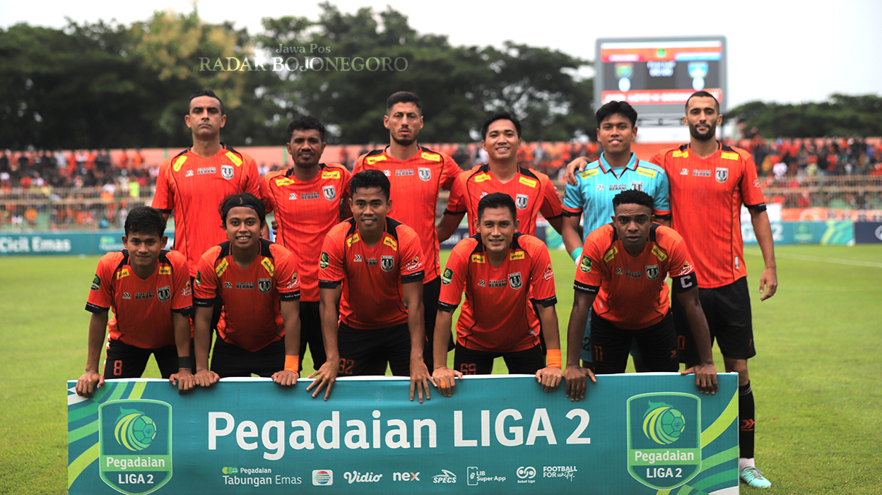KANDAS: Skuad Persibo selama mengaryungi Liga 2 musim ini menjalani 23 pertandingan dengan 11 kemenangan, tiga imbang, dan sembilan kekalahan. (YUAN EDO/RADAR BOJONEGORO)