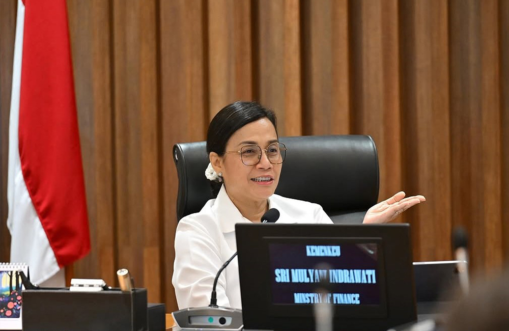 Istana meluruskan informasi terakit pengunduran diri Sri Mulyani tidak benar