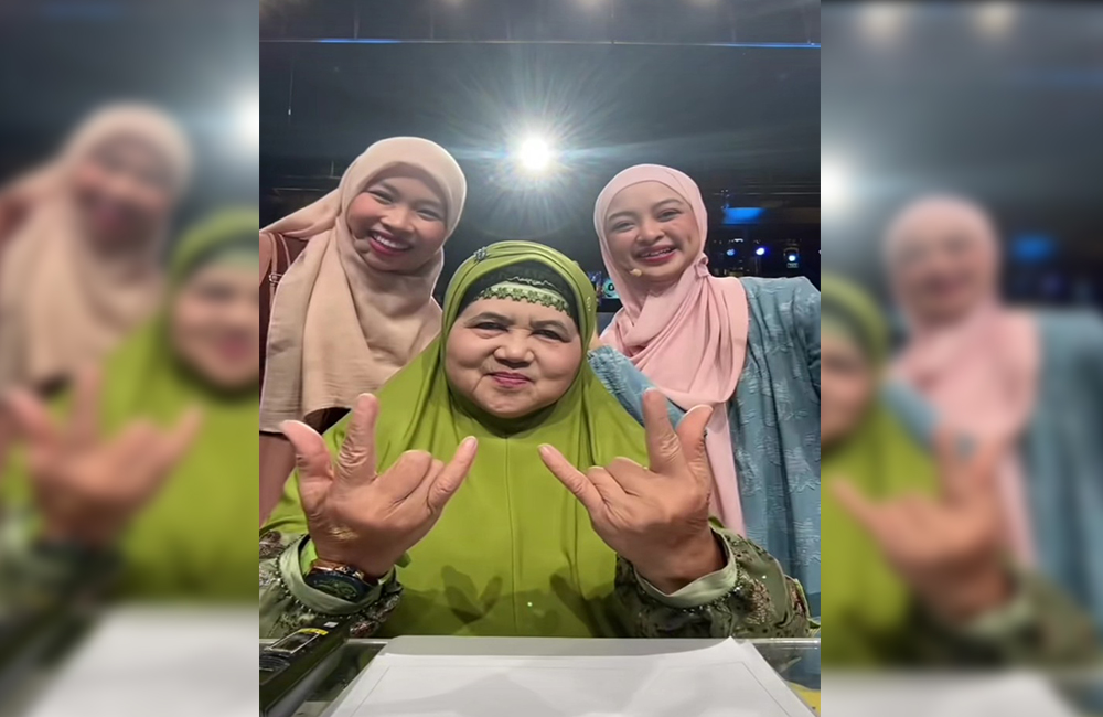 Mamah Dedeh ikut tren Velocity bersama Boah Sartika dan Neneng Wulandari.