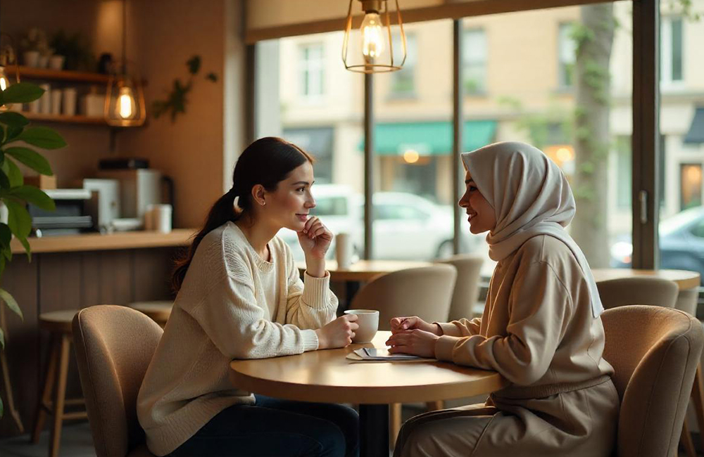 Cara sehat menghadapi orang atau teman yang sedang menceritakan tentang kekayaan atau pencapaiannya.