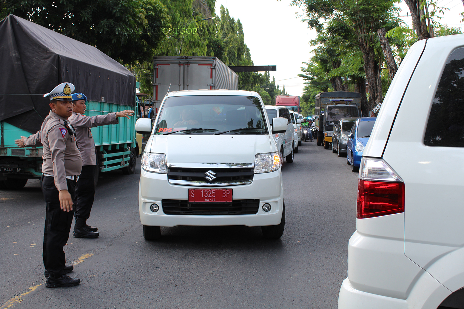 PROSES SIDANG: Proses hukum mobil siaga desa berlangsung di pengadilan. (YUAN EDO/RADAR BOJONEGORO)
