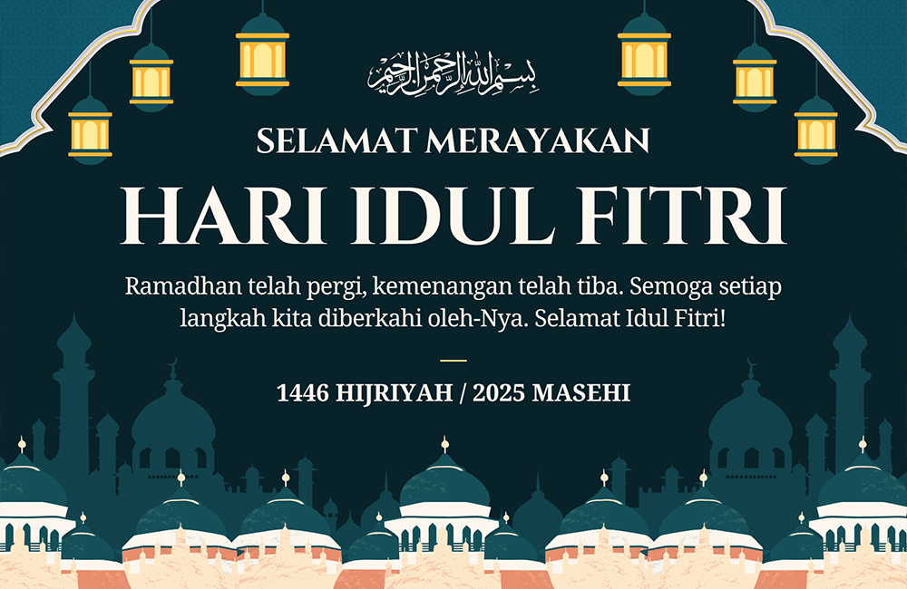 Warnai lebaran dengan ucapan yang menyentuh hati, dan rayakan idulfitri dengan maaf dan kebersamaan