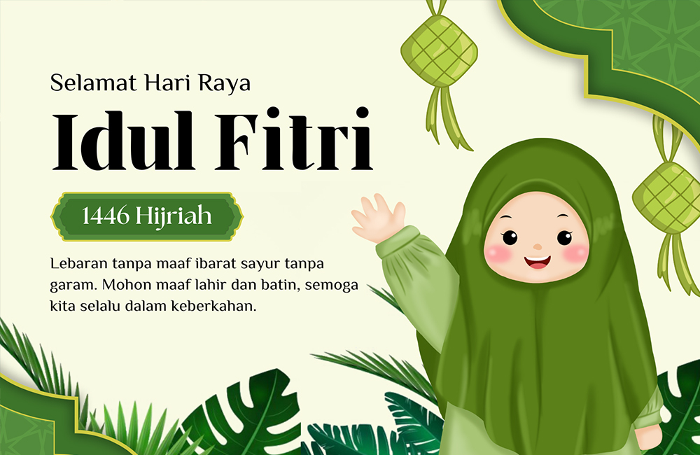 20 ucapan untuk lebaran yang simpel dan bermakna siap menghiasi hari raya idul fitri 2025.