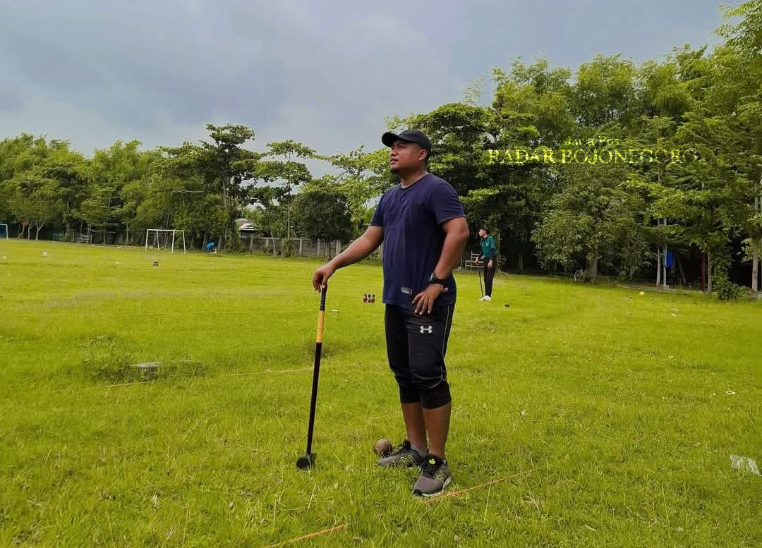BERLISENSI PROVINSI: Akhmad Dwi Kurniawan, Pelatih Woodball Asal Kecamatan Sukosewu berlisensi provinsi. (ISTIMEWA/RADAR BOJONEGORO)