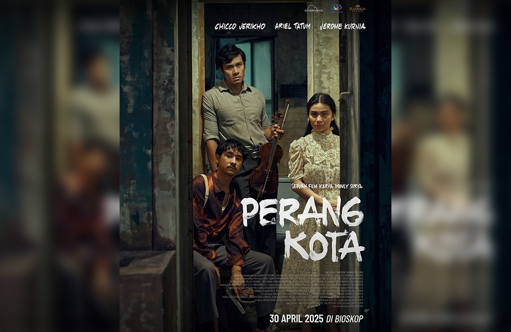 poster film Perang Kota yang siap tayang di seluruh bioskop pada 30 April mendatang