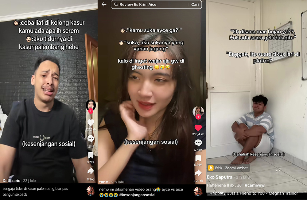 potret tren kesenjangan sosial di Tiktok