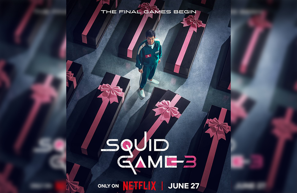 poster Squid Game 3 yang akan tayang 27 Juni di Netflix