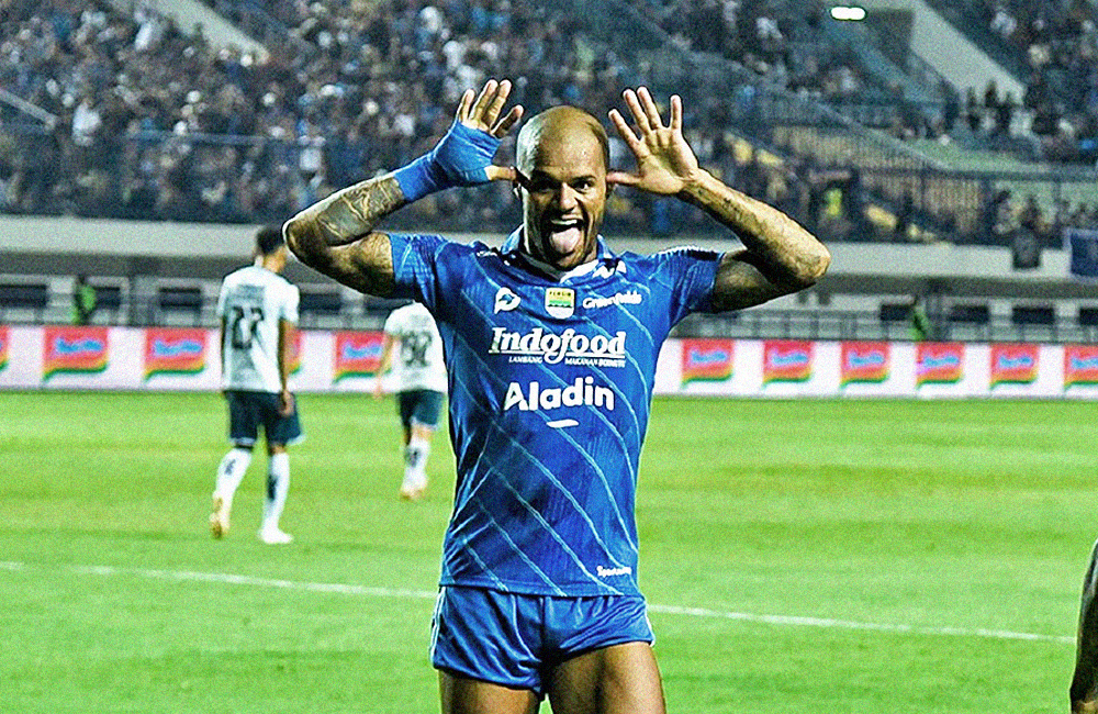 Kabar David da Silva terkait masa depan mulai memanas usai bawa Persib Juara.