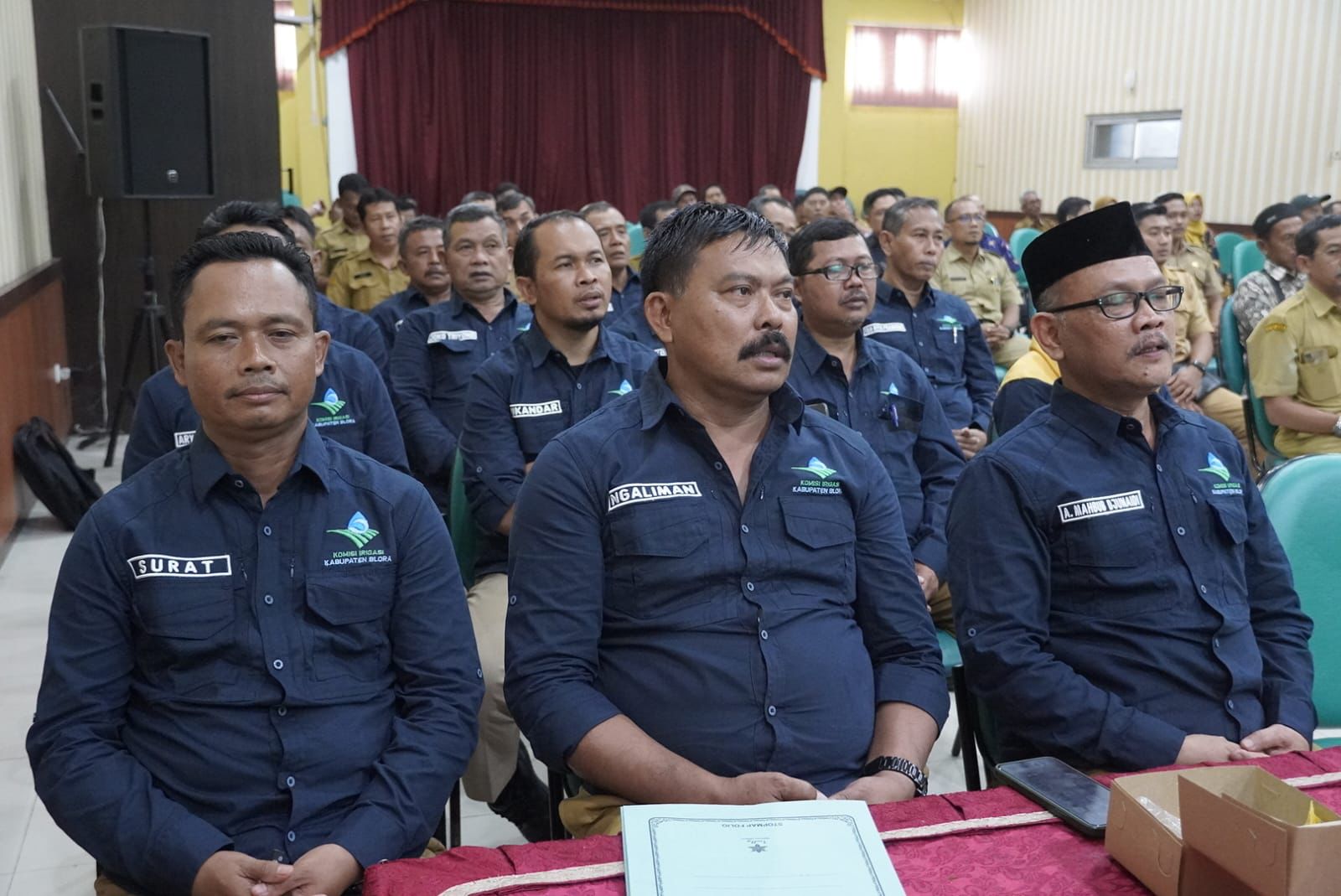 IRIGASI: Pengurus Komisi Irigasi Kabupaten Blora resmi dilantik Bupati Blora Arief Rohman.