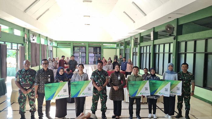 BPJAMSOSTEK BOJONEGORO: BPJS Ketenagakerjaan Bojonegoro berikan sosialisasi kepada pekerja SPPG Bojonegoro di Kodim 0813 Bojonegoro pada Kamis lalu (5/6).