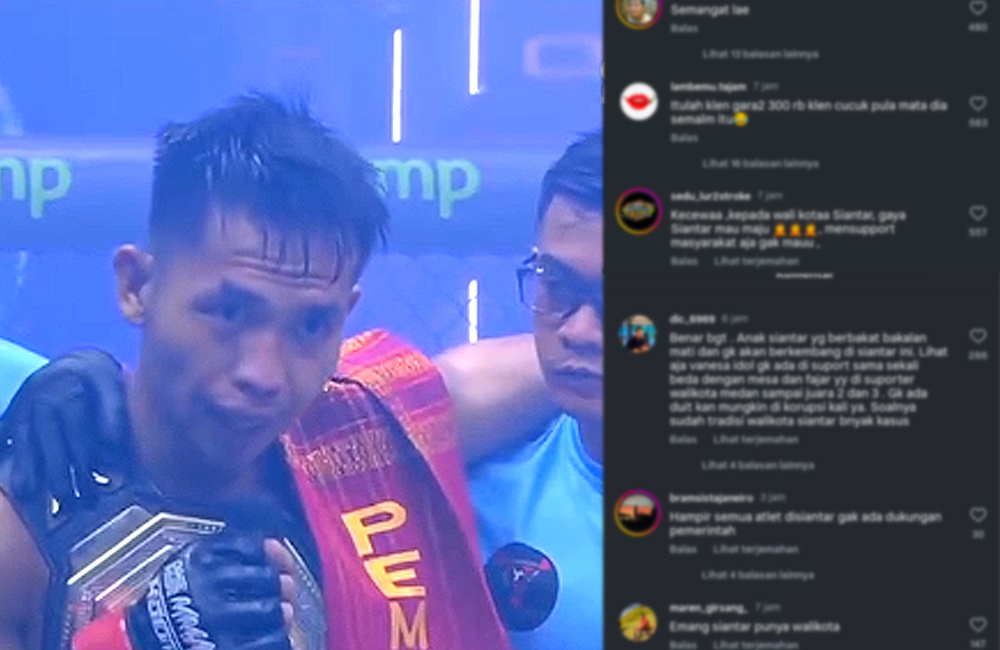 Viral! Atlet MMA Ronald Siahaan sindir perlakuan Wali Kota Pemantangsiantar kepada atlet.