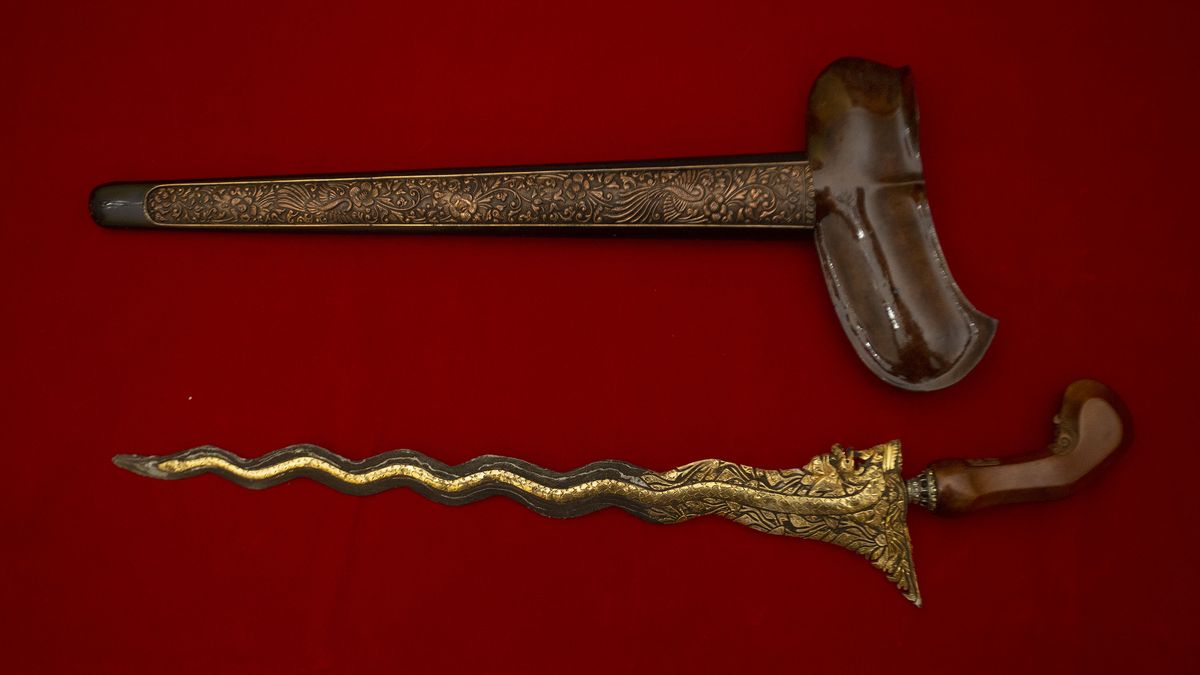 Ilustrasi keris.