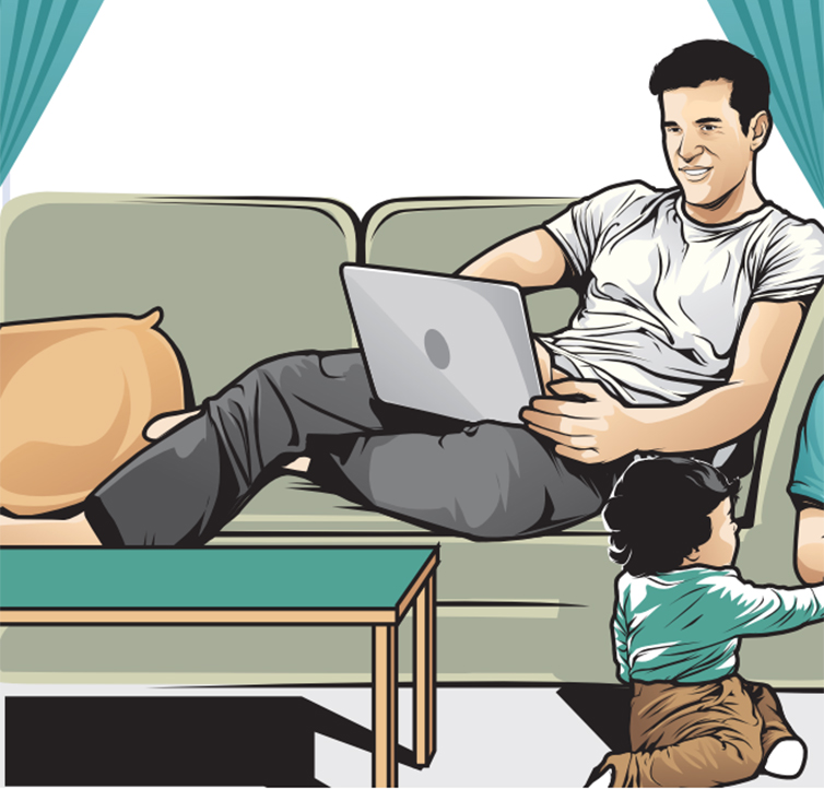 Ilustrasi Freelancer (Ainur Ochiem/RADAR BOJONEGORO)