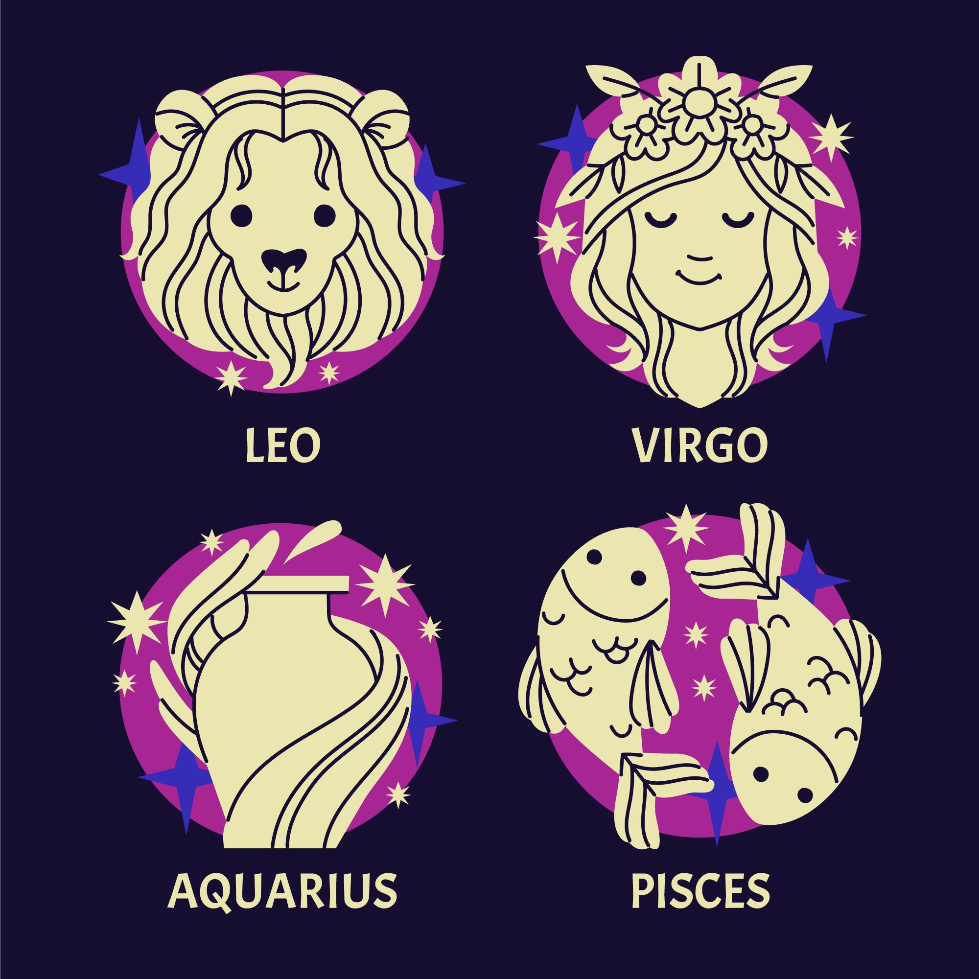Ilustrasi zodiak.