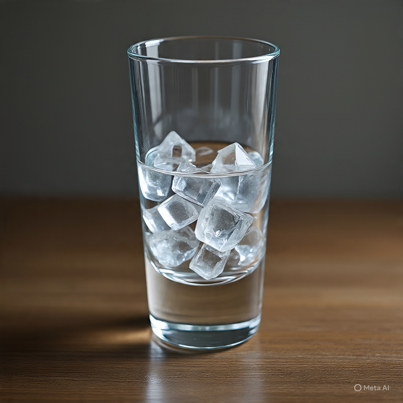 Ilustrasi es batu kristal.