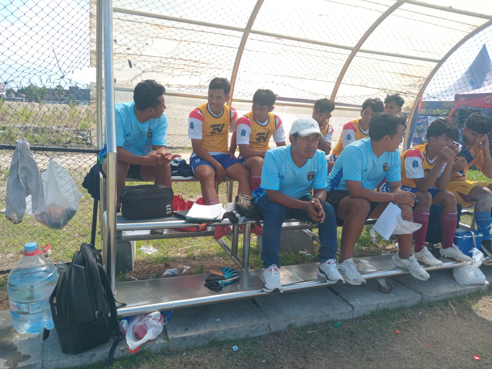 SIAP BERTANDING : BFC U-17 siap bertanding melawan Perselama Lamongan U-17.