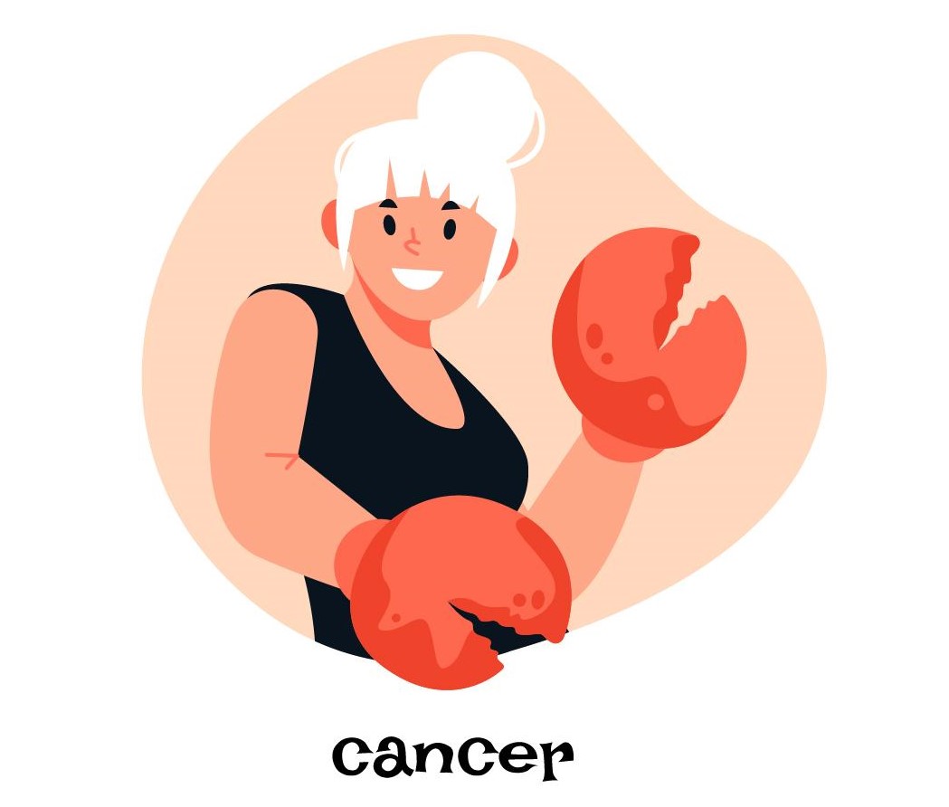 Ilustrasi zodiak cancer.