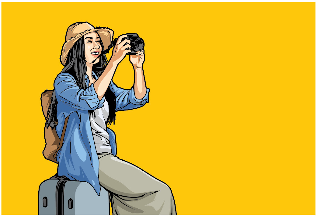 Ilustrasi liburan.