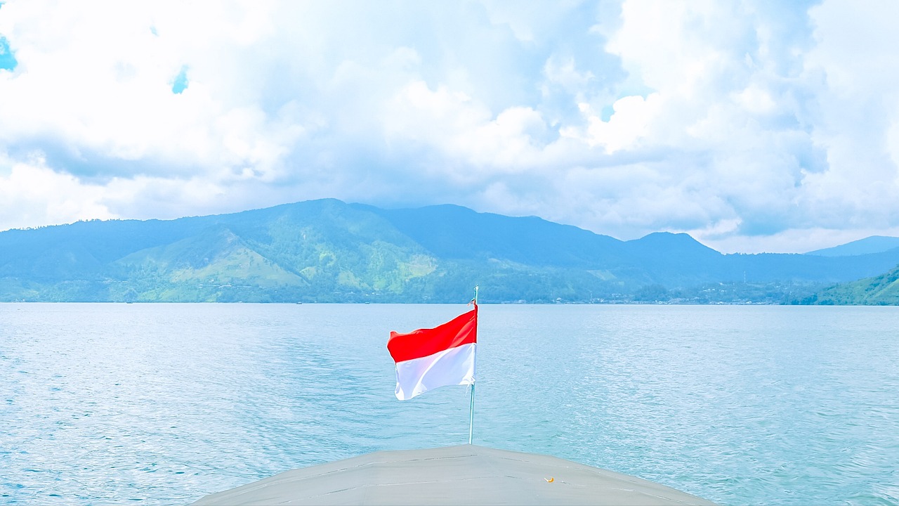Bendera Indonesia.