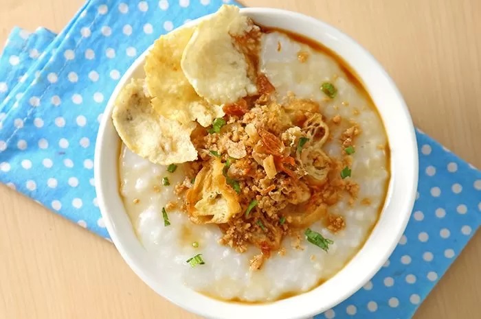 Ilustrasi bubur ayam.