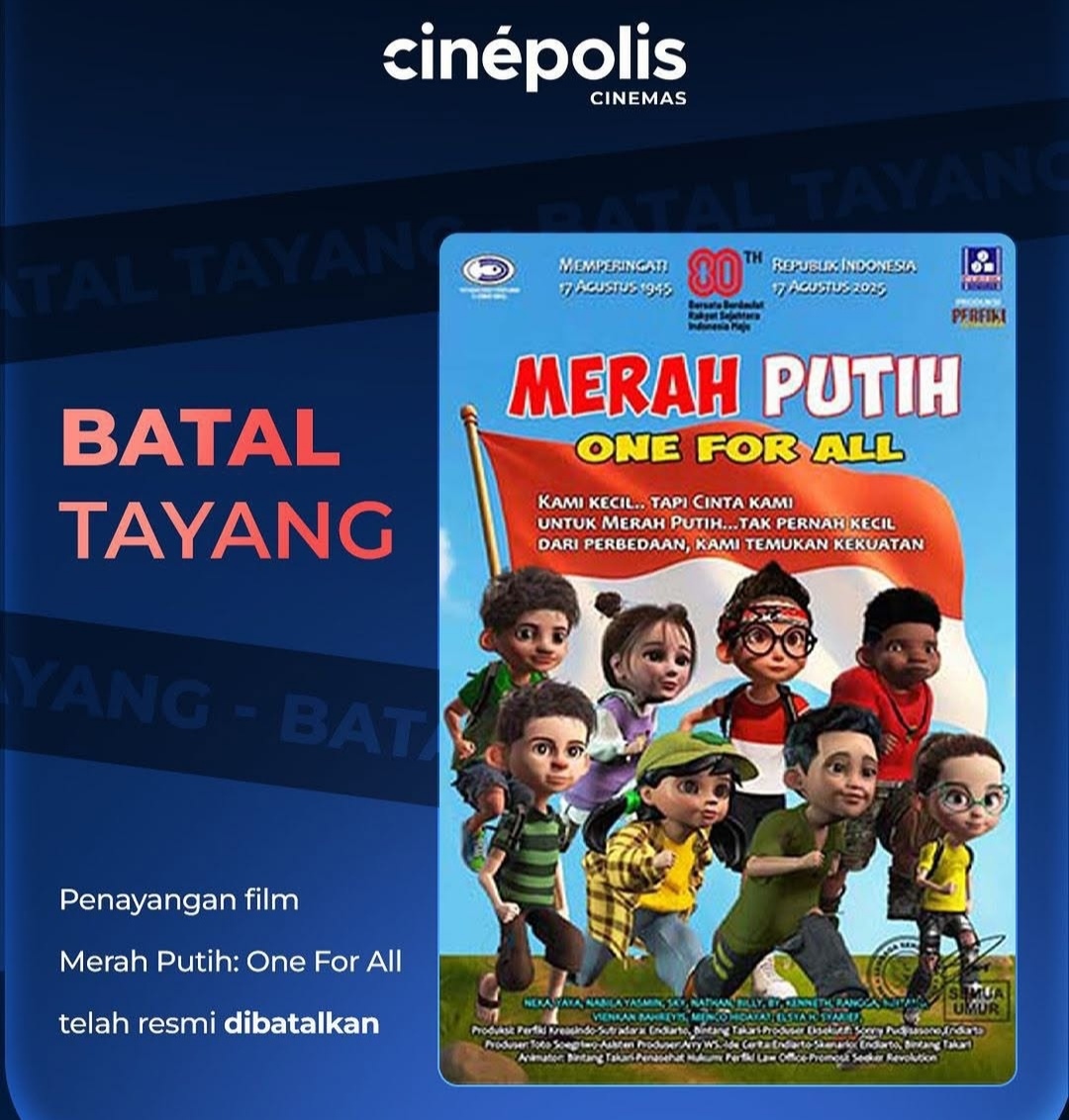 Cinepolis tarik diri tayangkan Merah Putih: One For All.
