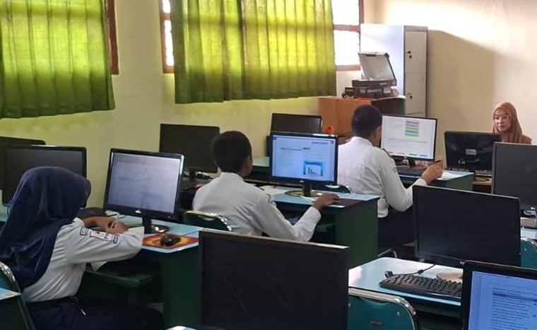 GELADI: Geladi ANBK jenjang SMP berkahir hari ini (22/8). (ISTIMEWA/RADAR BOJONEGORO)