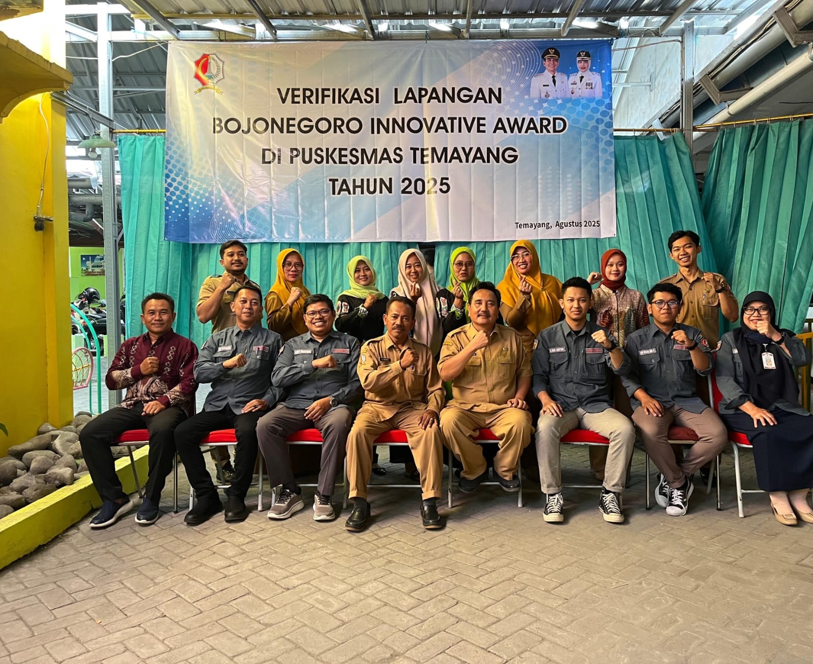 VERLAP: Puskesmas Kecamatan Temayang berhasil melangkah ke babak tiga verlap ajang inovasi Pemkab Bojonegoro melalui badan perencanaan dan pembangunan daerah dengan membentuk tim BIA.