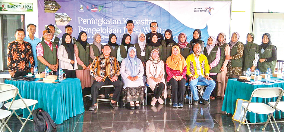 INOVATIF: Pemerintah Desa Pejambon gelar sosialisasi terkait peningkatan kapasitas pengelolaan desa wisata. (ISTIMEWA/RADAR BOJONEGORO)
