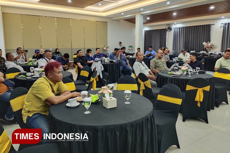 JURNALIS: Para jurnalis diberi sosialisasi terkait pentingnya memiliki BPJS Ketenagakerjaan.