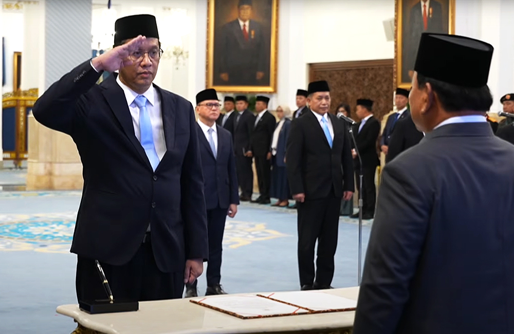 Purbaya Yudhi Sadewa, Menteri Keuangan baru menggantikan posisi Sri Mulyani Indrawati.