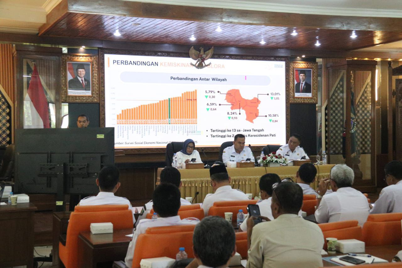 TREN POSITIF: Angka kemiskinan di Blora yang diklaim turun cukup signifikan.