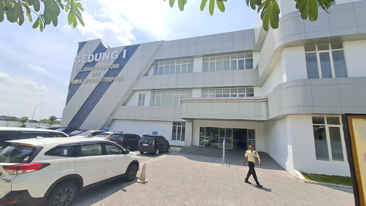 KESEHATAN: Gedung pelayanan jantung dan pembuluh darah terpadu RSUD dr Sosodoro Djatikoesoemo.