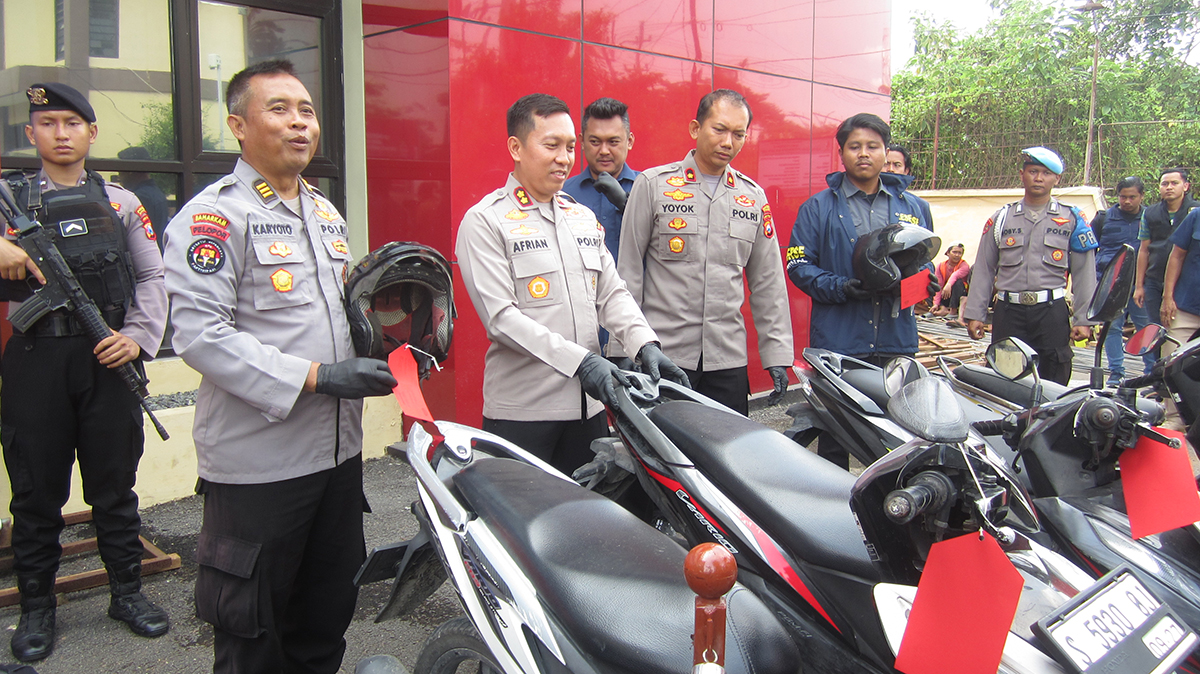 Contoh hasil gambar yang diambil menggunakan digicam. Foto ungkap barang bukti kasus curanmor pada Selasa (16/9) tersebut diambil menggunakan kamera digital Canon Ixus 115 HS.