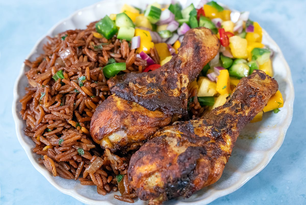 Nasi khas Suriname.